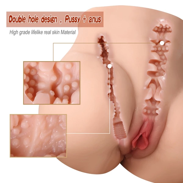Maszturbátor vagina és ánusz torzó Lore ass masturbator