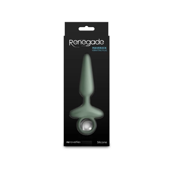 Vibrációs anál plug - Renegade Maverick sage