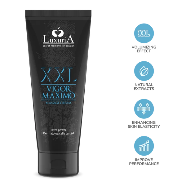 Pénisznövelő masszázs krém Vigor maximo xxl gel (75 ml)