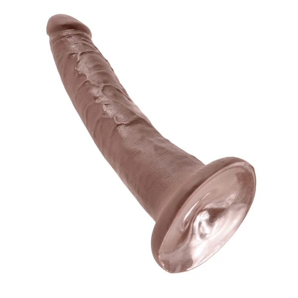 Letapasztható realisztikus dildó 7" cock brown