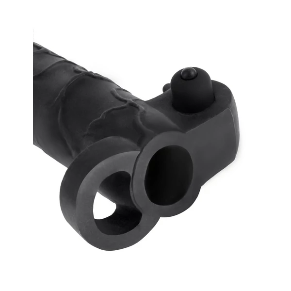 Vibrating real feel 2" extension  black