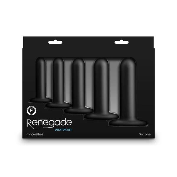 Fenékdugó készlet Renegade - dilator kit - black