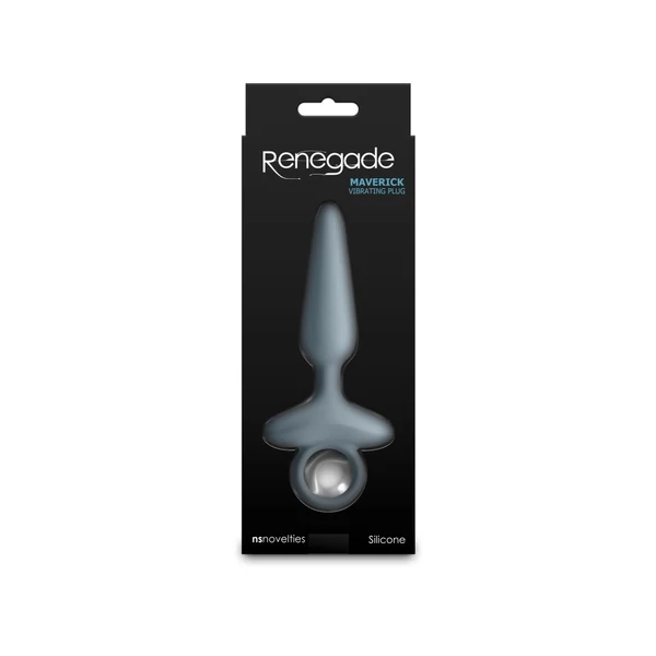 Vibrációs anál plug - Renegade Maverick gray