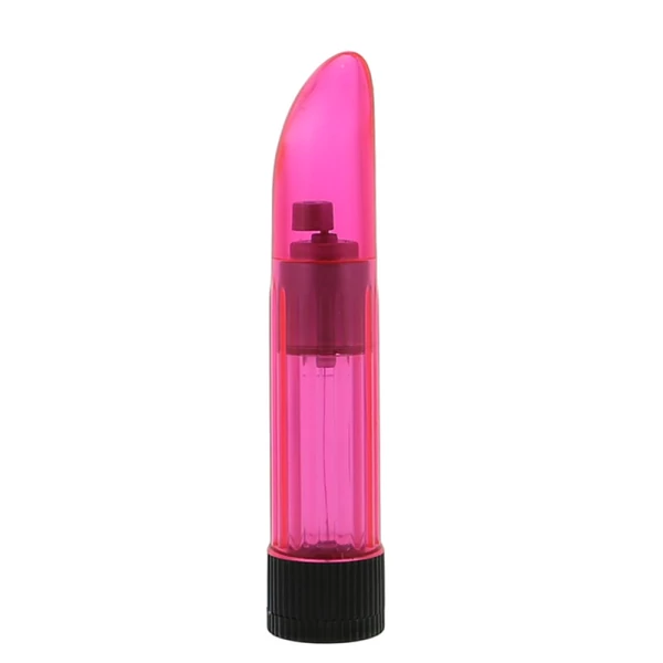 Mini vibrátor átlátszó pink Lady finger 