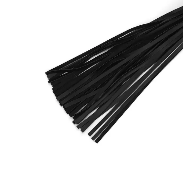 Korbács Black organosilicon flogger