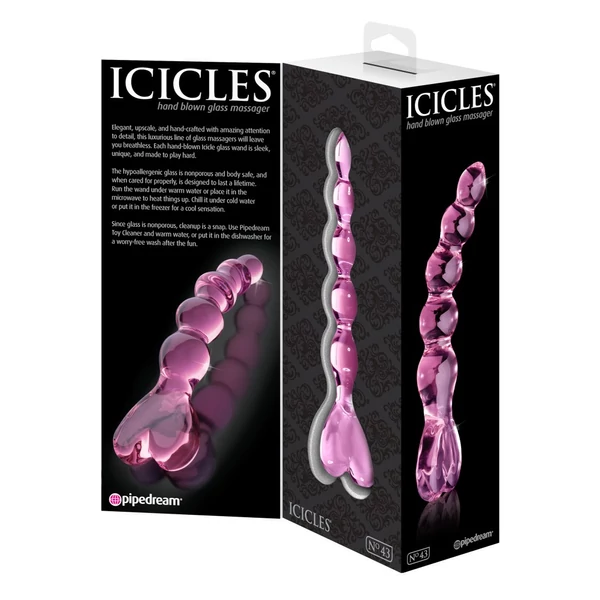 Üvegdildó rózsaszín Icicles No. 43 pink