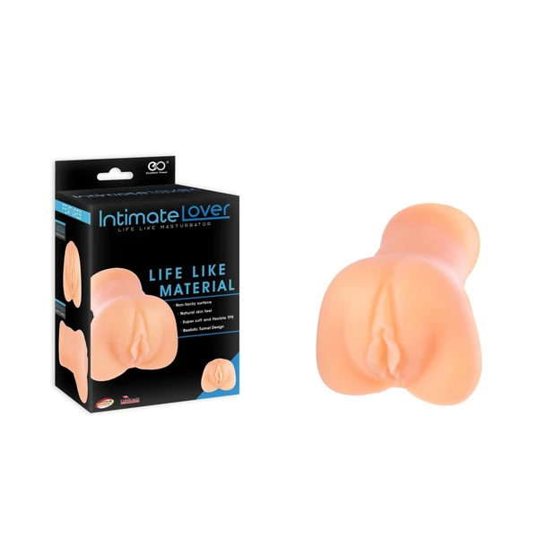 Vagina maszturbátor 12,7 cm - Intimate lover tpr masturbator 5"