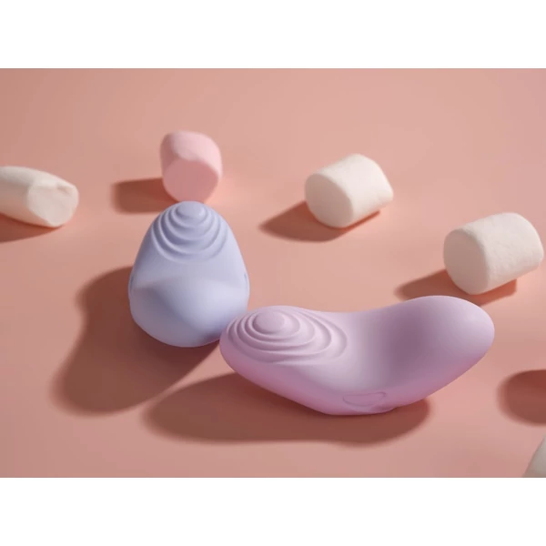 Ujjrahúzható tölthető csiklóizgató Echo 2 pink lilac