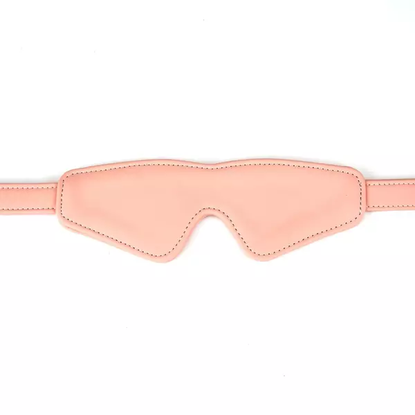 Rózsaszín műbőr szemmaszk Pink organosilicon blindfold