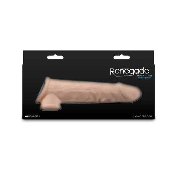 Világos bőrszínű vékonyfalú péniszköpeny Renegade Annex thin flesh