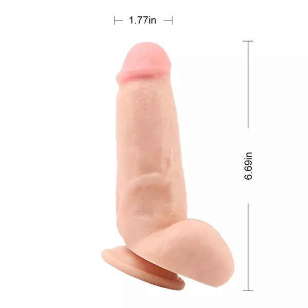 Letapasztható dildó Troy bell 6.5" dildo