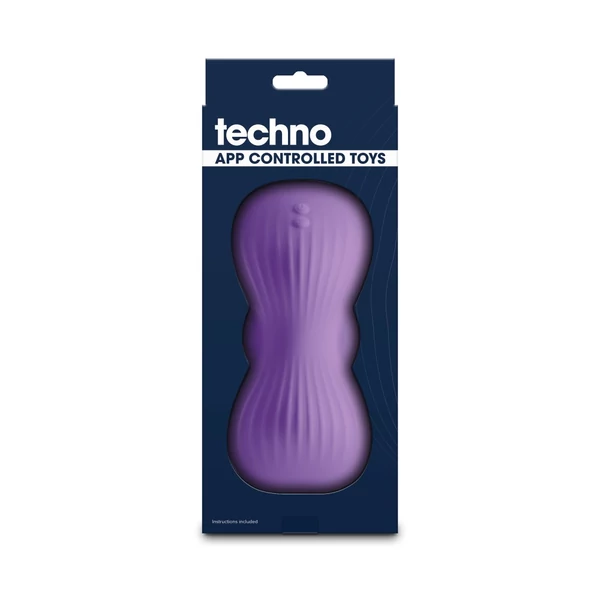 Applikációval is vezérelhető csiklóvibrátor - Techno Trap purple