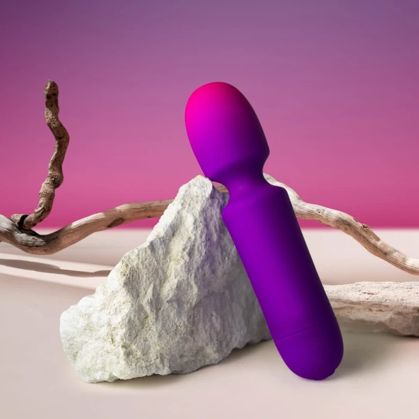 Rugalmas fejű mini masszírozó Glo-girl wand