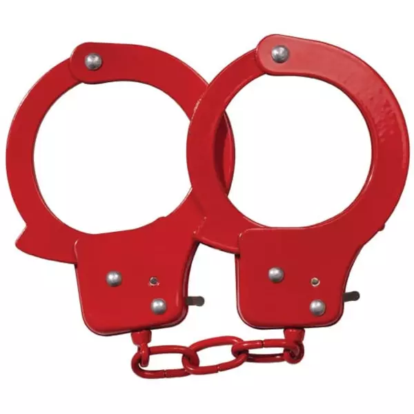 Vörös fém bilincs Sex extra - metal cuffs red