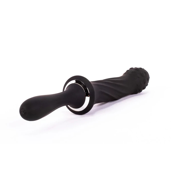 Vibrátoros anális kényeztető X-men vibrating plug II fekete