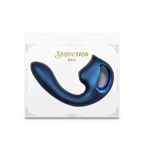 Léghullámos Seduction - kaia - metallic blue vibrátor