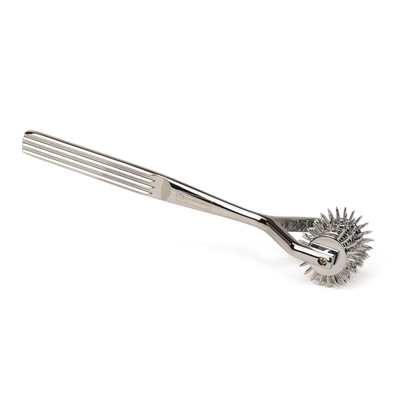 Ötsoros tüskés wartenberg-kerék Five-row pinwheel silver
