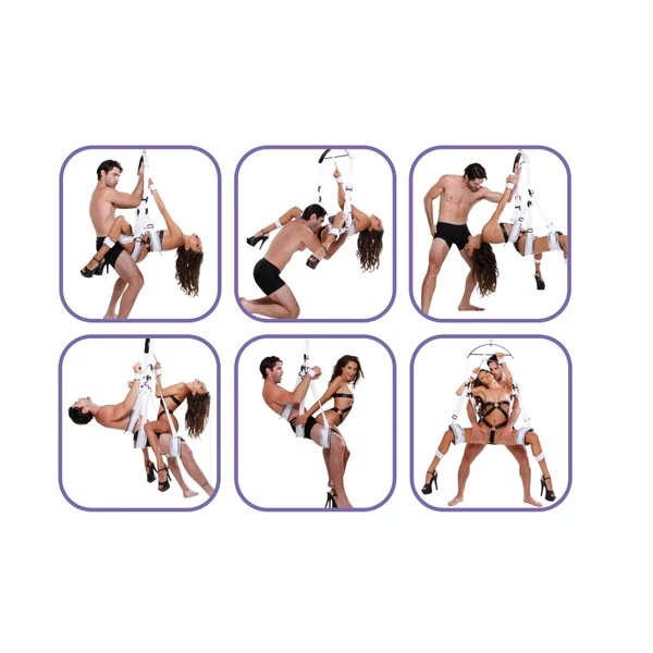 Fantasy bondage swing  white