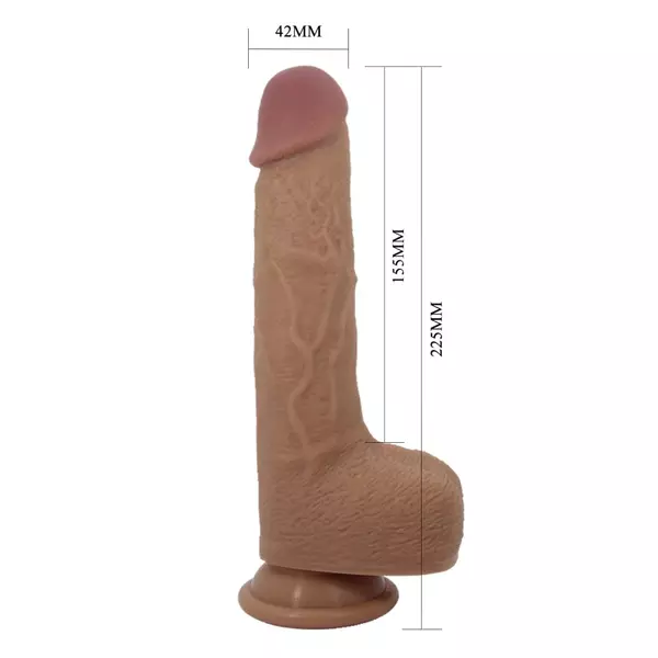 Fel-le mozgó vibrátor Pretty love tommy 8,9" vibrating dildo