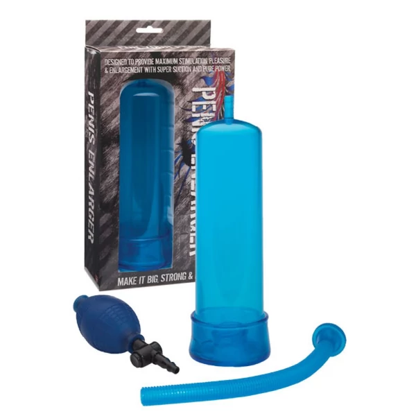 Vákuumpumpa férfiaknak Penis enlarger kék péniszpumpa
