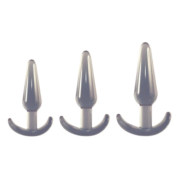 Butt fantasy triple tapered anal plug set