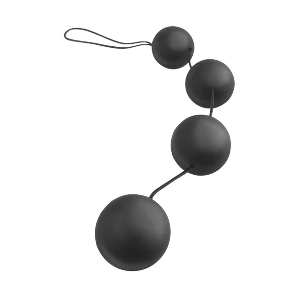 Gésagolyó 4 golyóból Deluxe vibro balls  black