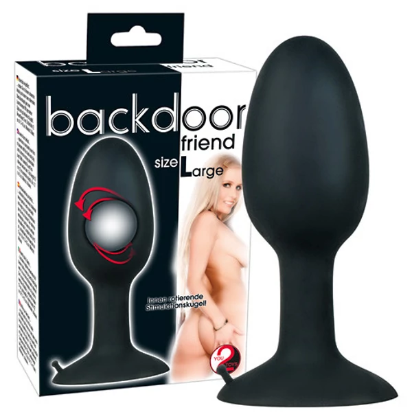 Golyós szilikon análdugó - Large Silicone Plug