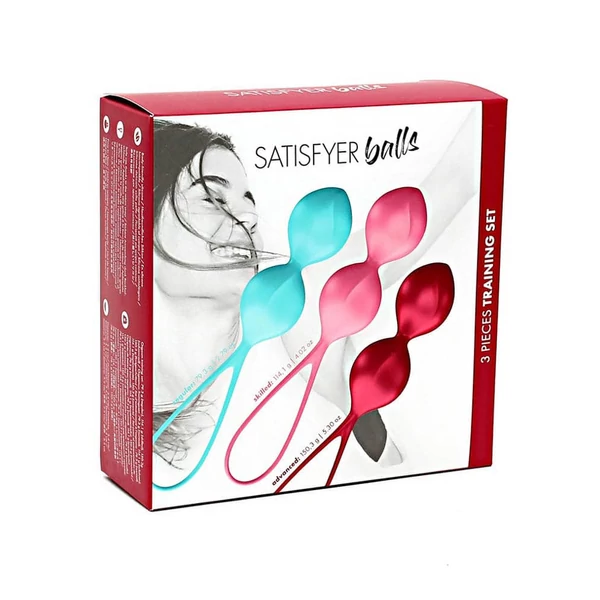 Gésagolyó szett 3 különböző súllyal Satisfyer V Balls