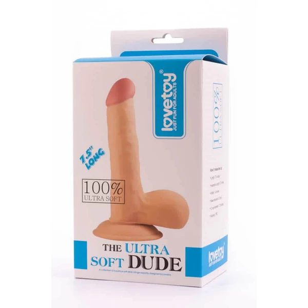 Letapasztható realisztikus dildó - 7.5" The Ultra Soft Dude