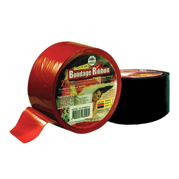 Fetish bondage tape - fekete szalag