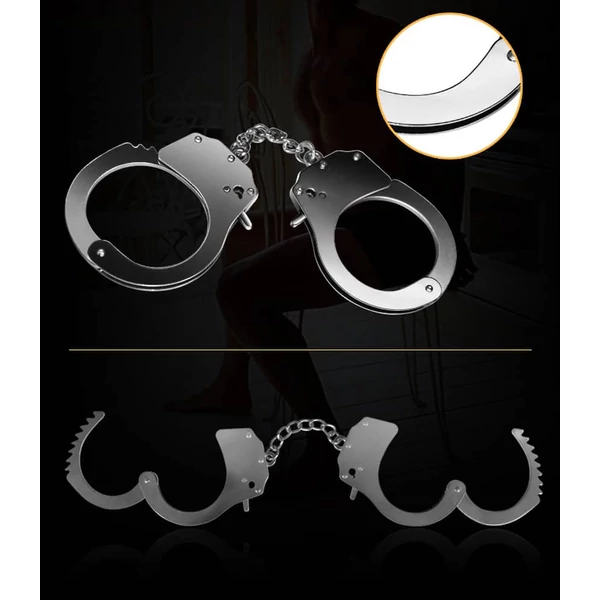Bilincs fémből Fetish pleasure metal hand cuffs