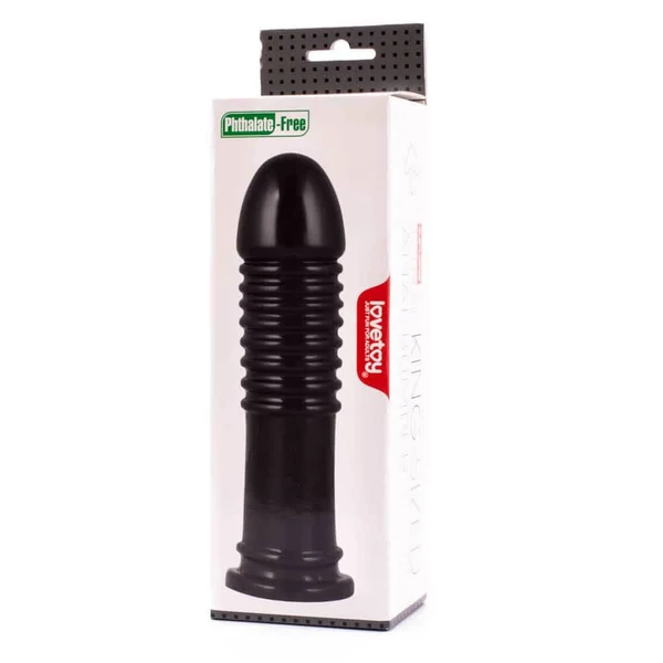 Lovetoy king sized anal bumper redőzött anál dildó