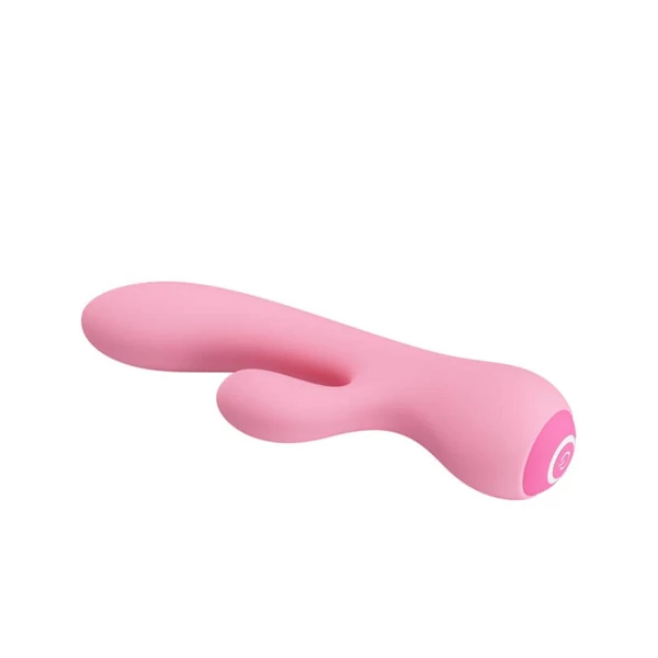 Szilikon csiklókaros g-pont vibrátor Pretty Love Zachary Pink