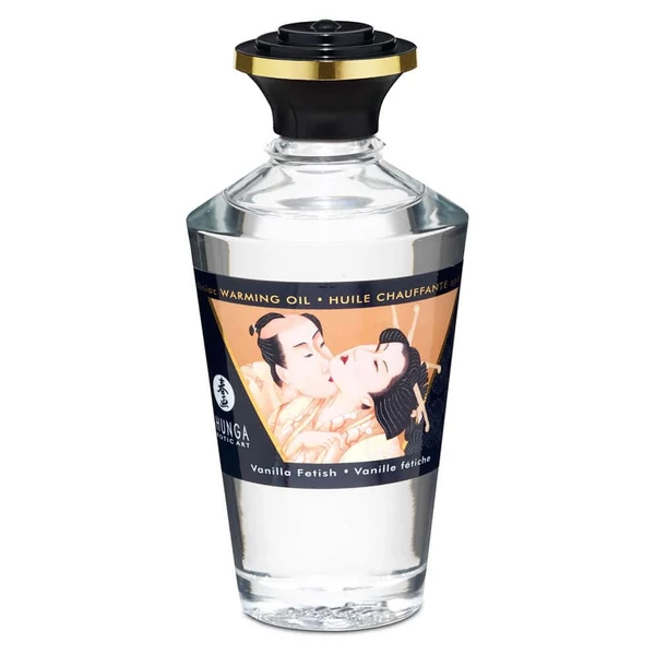 Shunga - melegítő hatású masszázsolaj (vanília) - 100 ml