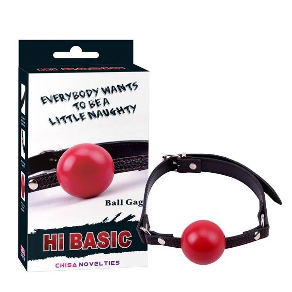 Hi basic ball gag golyós szájpecek Red Ball Gag