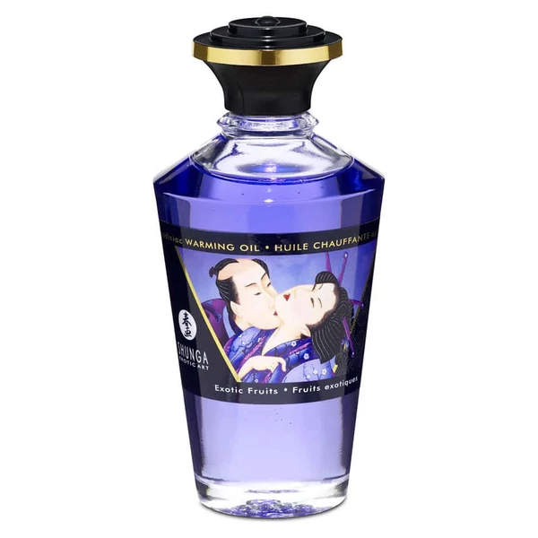 Shunga - melegítő hatású masszázsolaj (egzotikus gyümölcs) - 100 ml