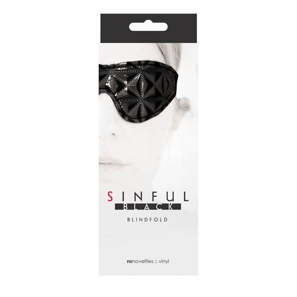 Sinful blindfold black