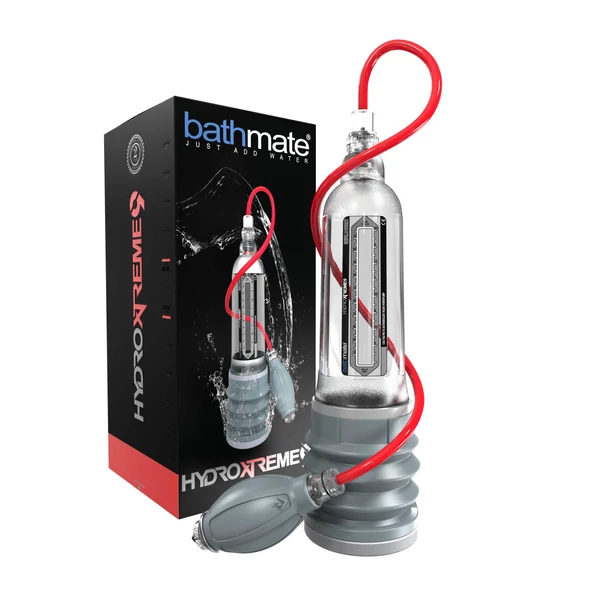 Péniszpumpa Bathmate hydroxtreme9 hydropumpa áttetsző