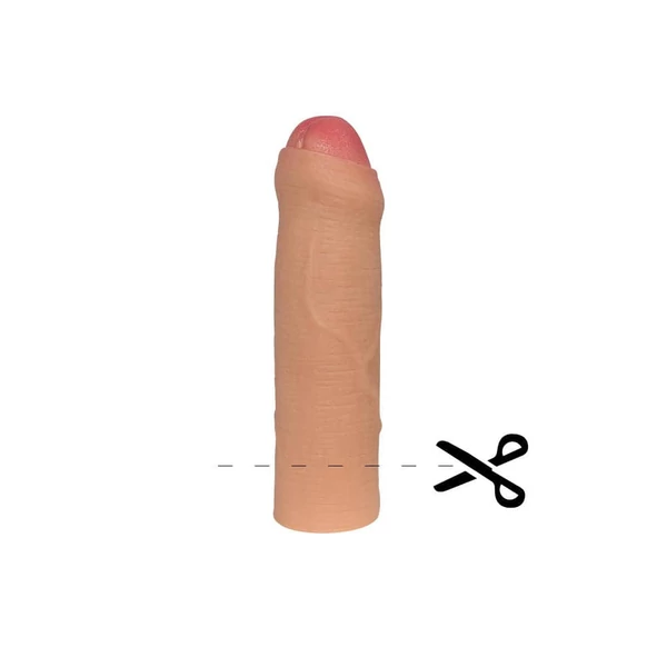 Péniszhosszabbító köpeny Revolutionary Silicone Nature Extender 2