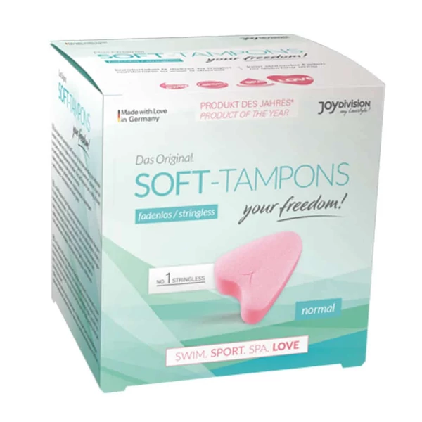 Soft tampons normal, 3er pack. láthatatlan tampon minden alkalomra 3 db