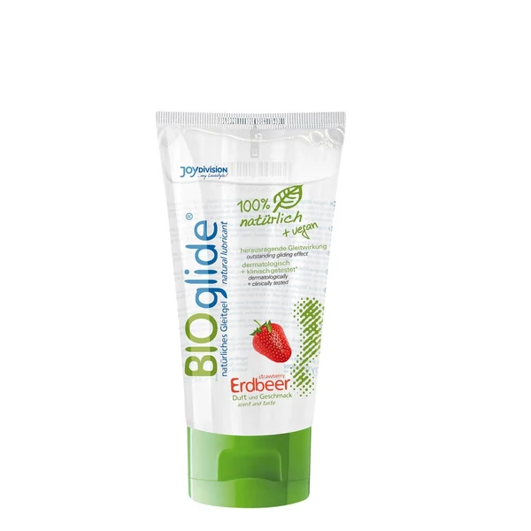 Bioglide vízbázisú síkosító - eper - 80 ml