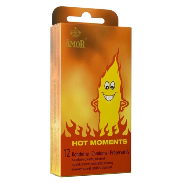 Hot moments melegítő óvszer - 12 db
