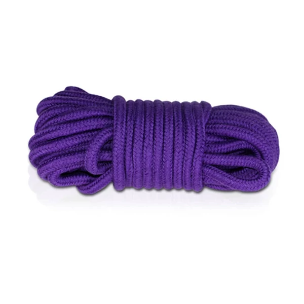 Fetish bondage rope purple
