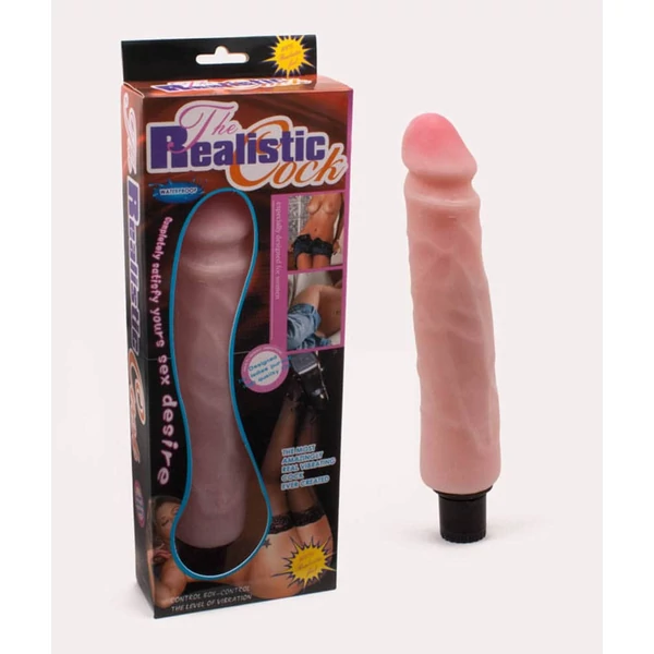 Realistic vízálló élethű vibrátor - 22 cm