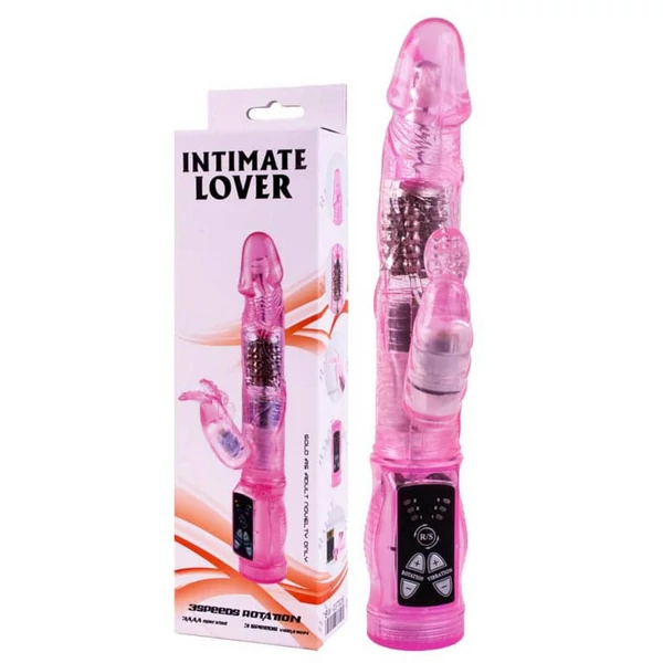Intimate lover gyöngyös csiklóizgatós vibrátor - rózsaszín