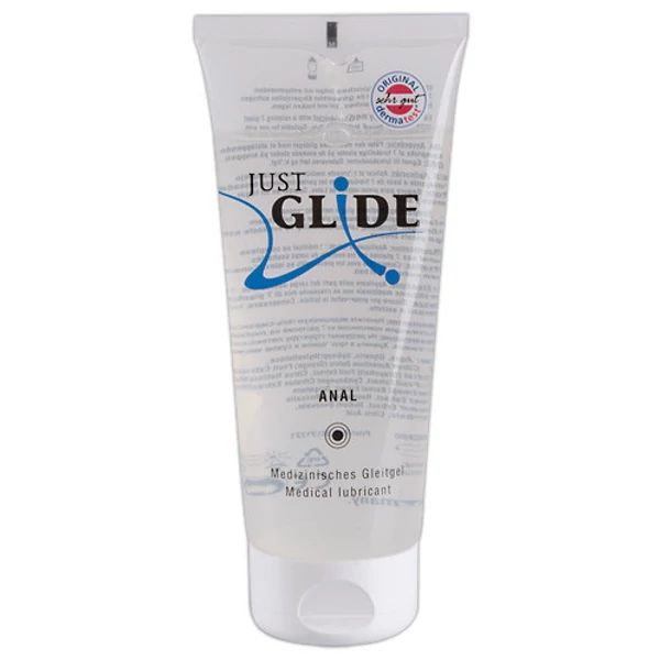Vízbázisú vegán síkosító Just Glide Anal 200ml