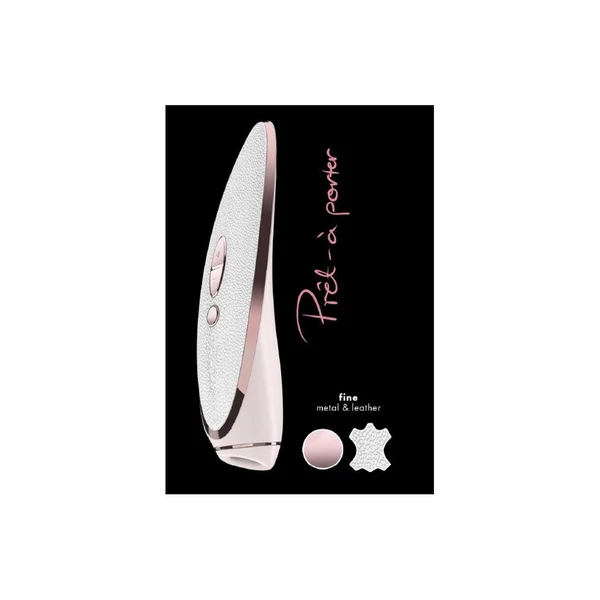 Satisfyer luxury pret a porter léghullámos csiklóizgató, vibrációval (fehér)