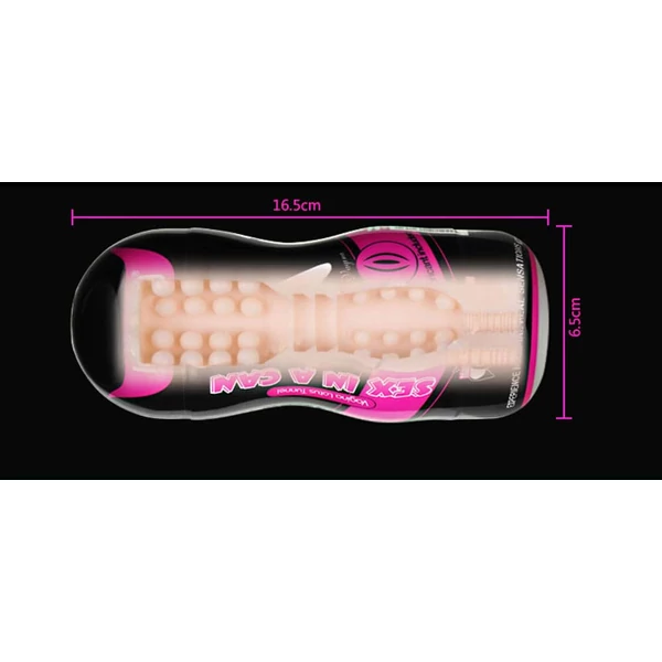 Vibrátoros vagina maszturbátor Sex in a can vibrating vagina tunnel