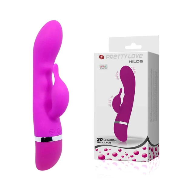 Csiklókaros vibrátor Pretty Love Hilda