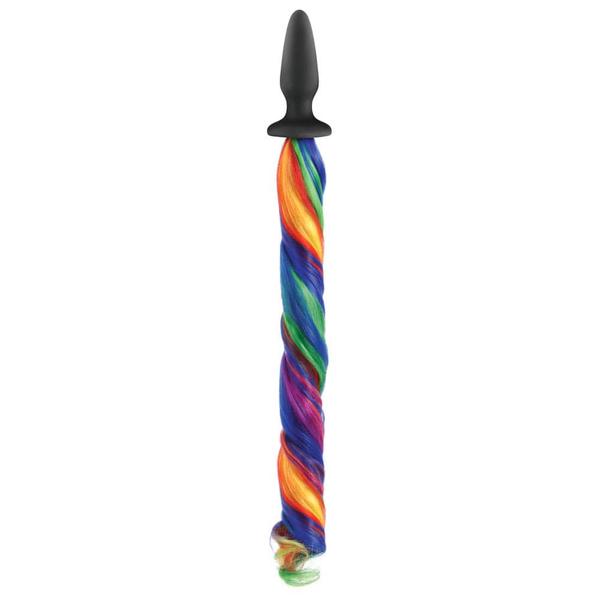 Unicorn tails rainbow fenékdugó lófarokkal